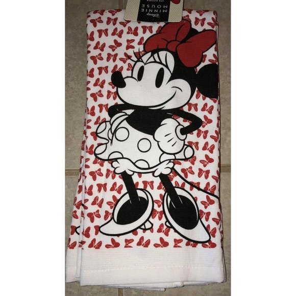NWT 2 Pack Kitchen Towels Disney Minnie Mouse 16”‎ X 26” - Picture 1 of 2